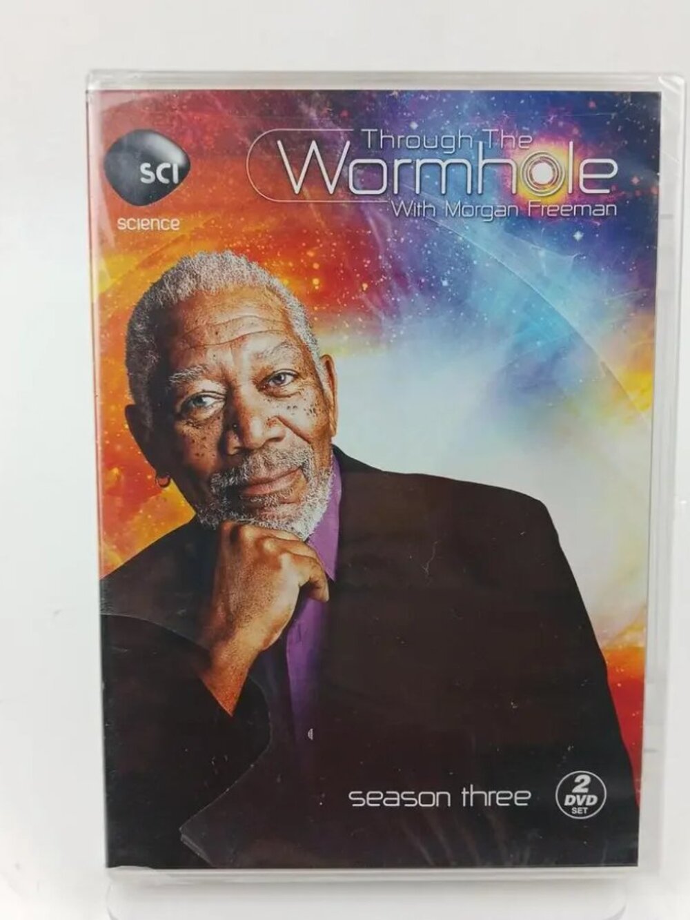 Through the Wormhole Season 3 DVD Set Morgan Freeman Science Documentary
